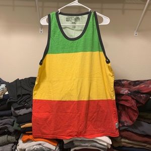 Bob Marley x Billabong Rasta tank